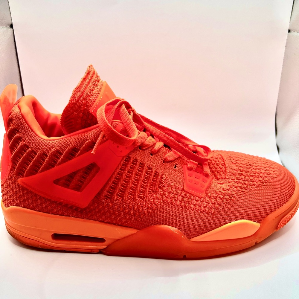 Men’s size 12 Air Jordan 4 Flyknit 'Total Orange'